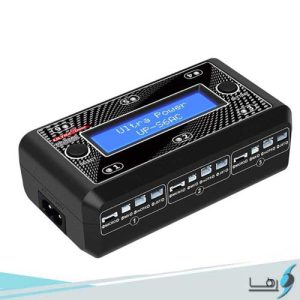تصویر شارژر باتری UltraPower UP-S6AC 1S/ 3.7V LiPo /LiHv از نمای روبه رو